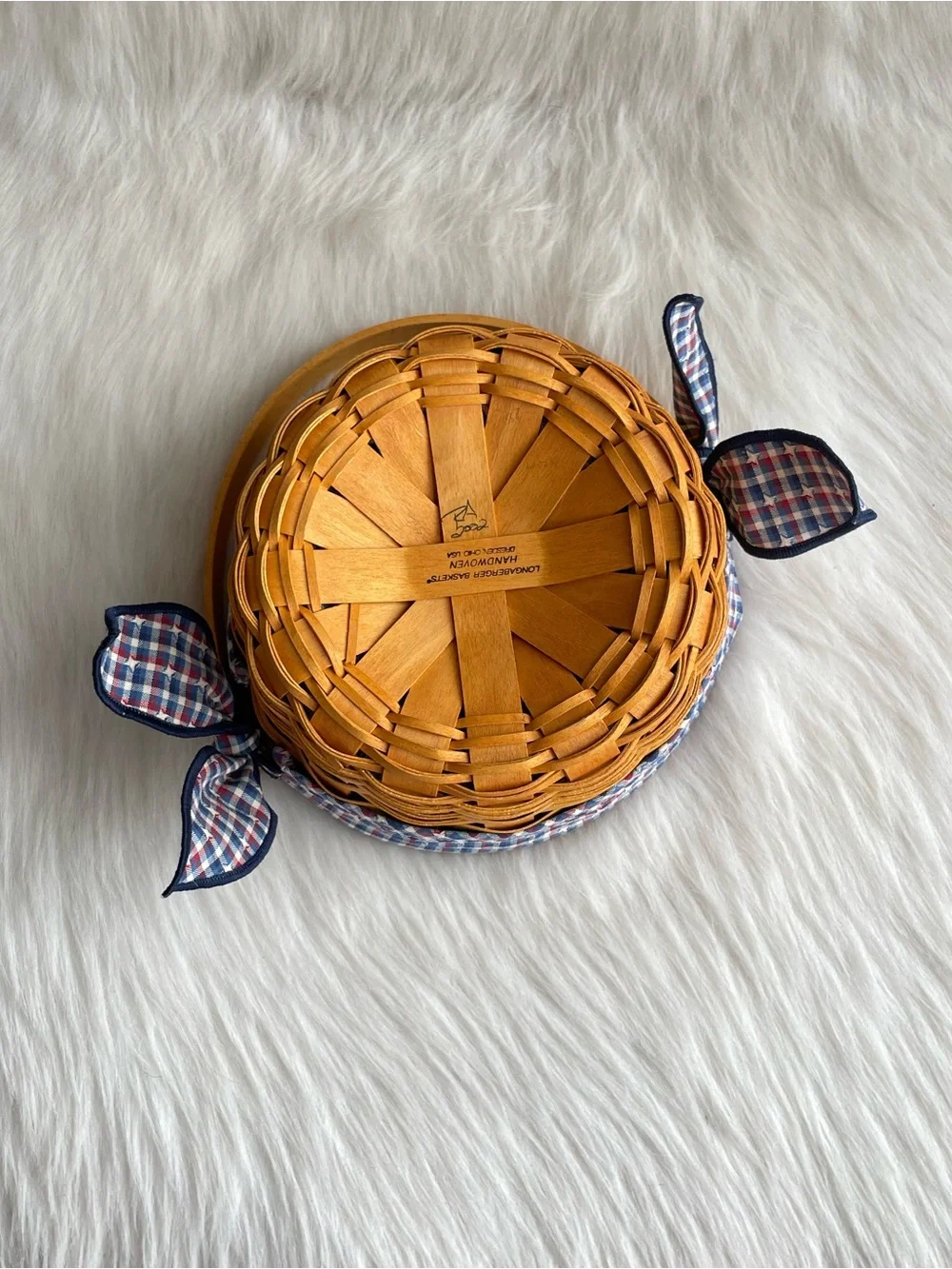 Longaberger Woven Memories vintage farmhouse basket